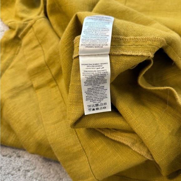 Seasalt Cornwall size 10 NWOT Elegant Mustard Yellow Women's Tunic- brighter… - Picture 12 of 15